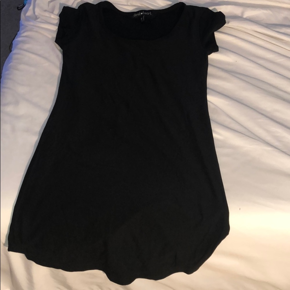 Tight black dress